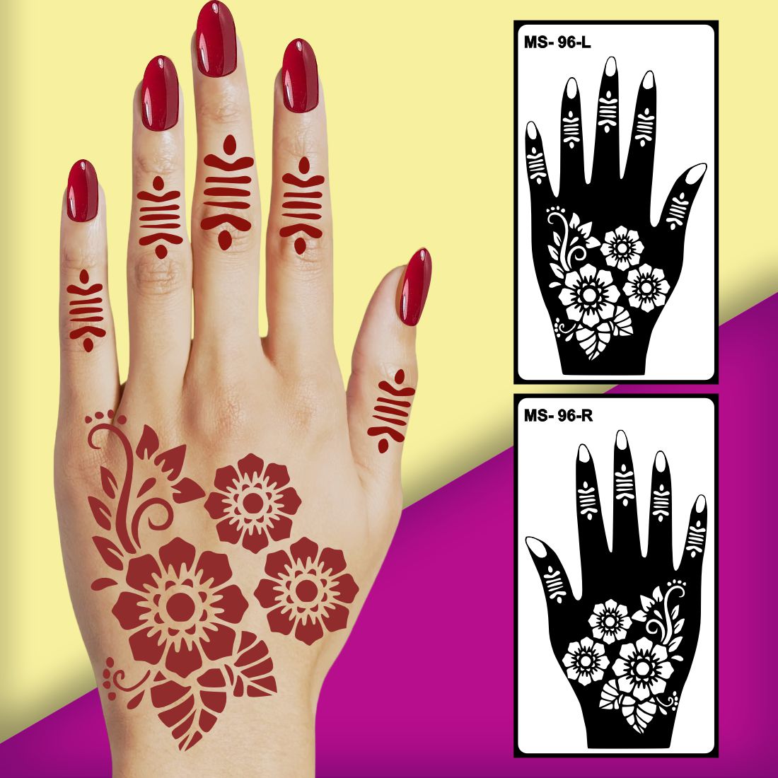 Charming Petal Style Mehndi Easy to Apply & Perfect for All Occasions