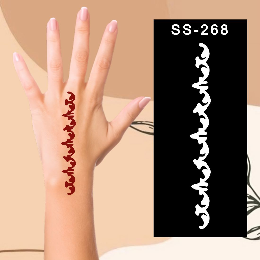 Kids' Henna Art Stencils Develop Artistic Skills Kids can decorate notebooks, drawings, or school projects with Stencil stickers