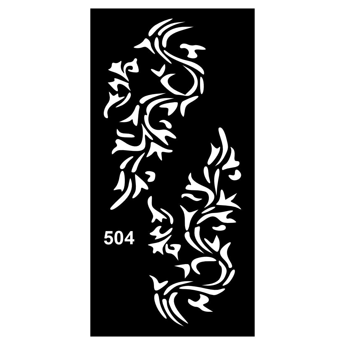 Easy to Apply Mehndi Stencil Sticker Sheets for Beautiful and Artistic Hand Designs