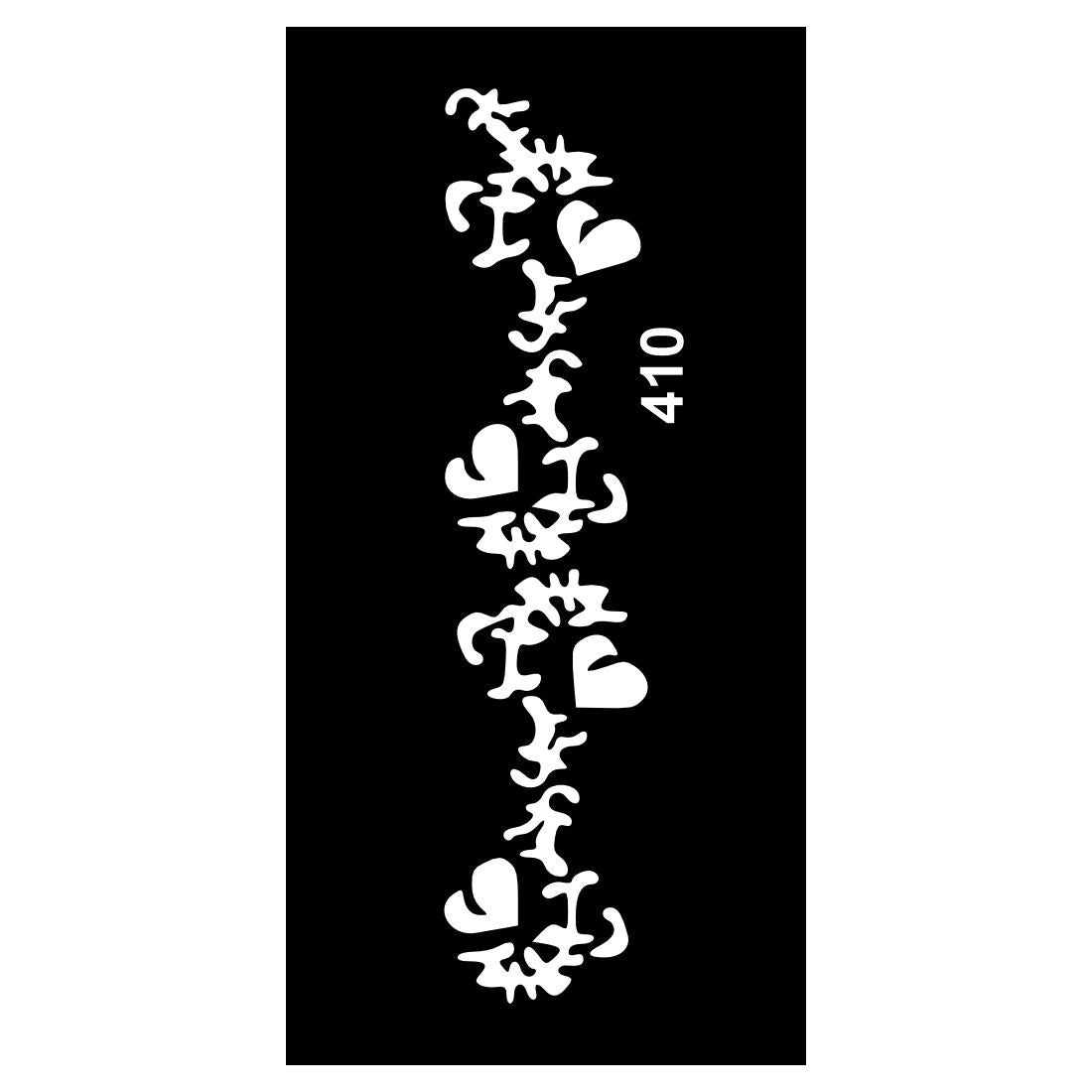 Multipurpose Mehndi Stencils for Creative Body Art For Kids & Adults Both Sticker