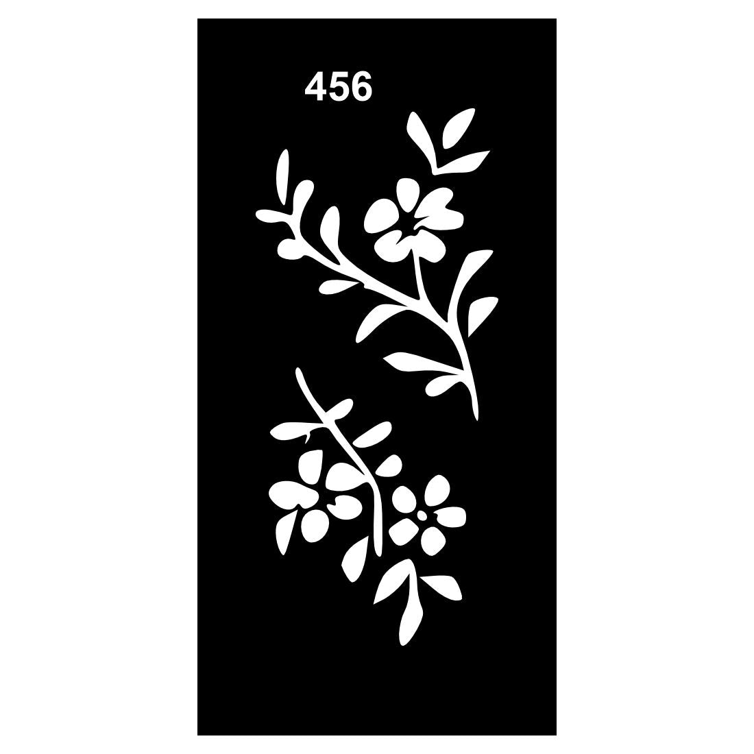 Henna Stencil Sheets with Variety of Simple Designs For Kids & Adults Both Sticker