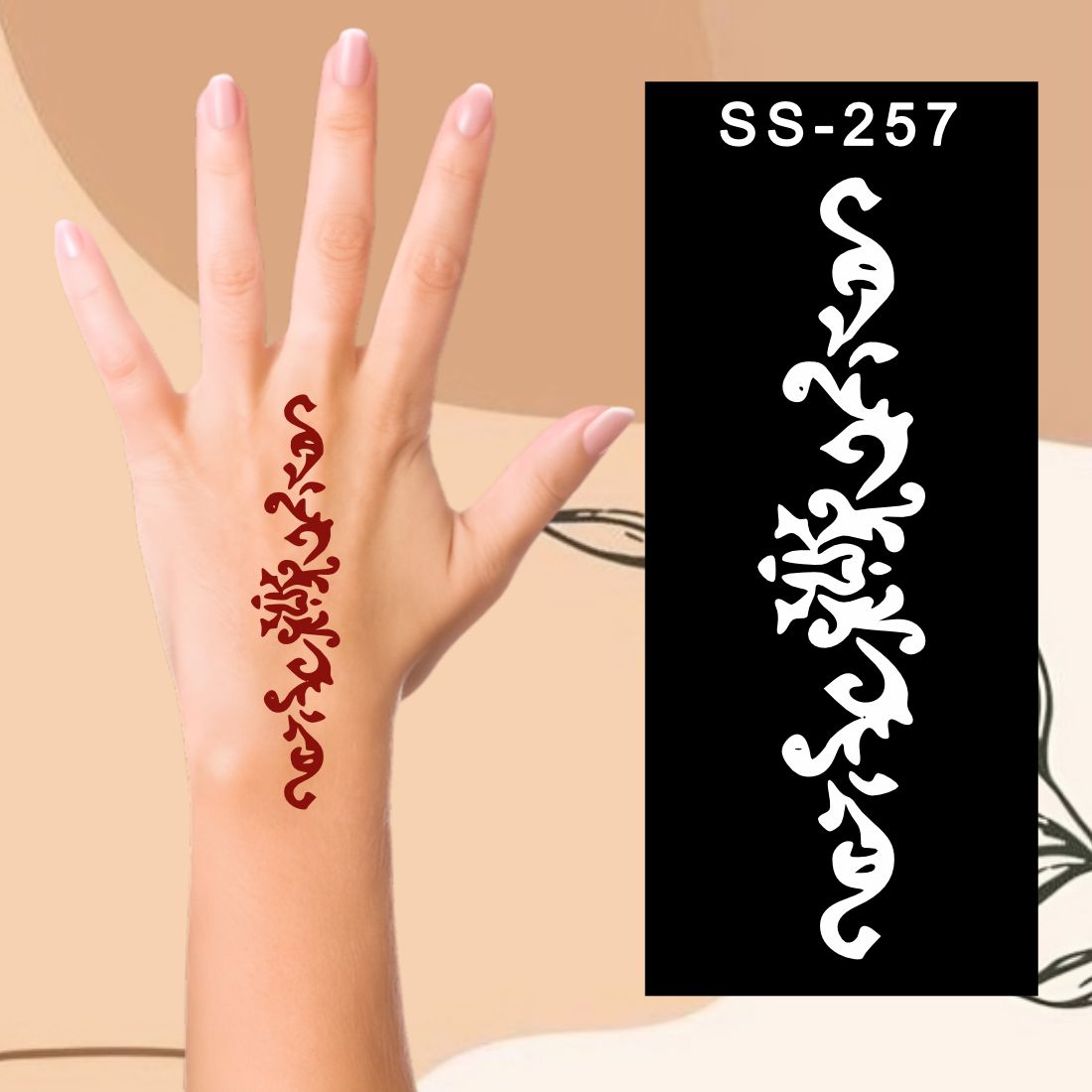 Kids' Festival Henna Stencils Celebrate with Style |Kids can decorate notebooks, drawings, or school projects with Stencil stickers