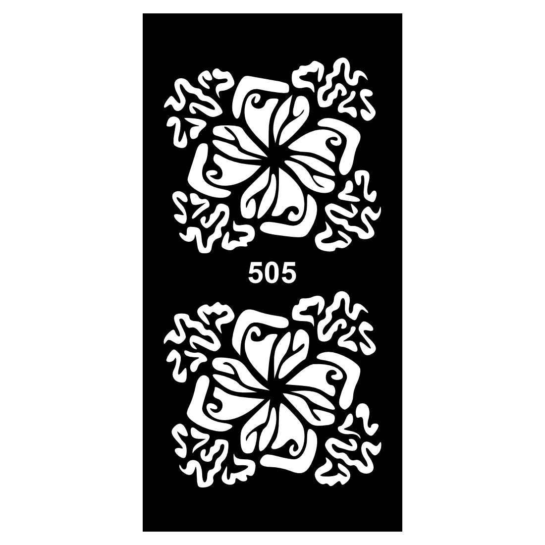 Easy to Apply Mehndi Stencil Sticker Sheets for Beautiful and Artistic Hand Designs