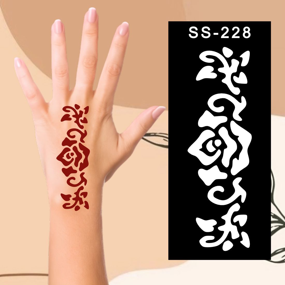 Vibrant Mehndi Stickers Brighten Up Craft Time|Kids can decorate notebooks, drawings, or school projects with Stencil stickers
