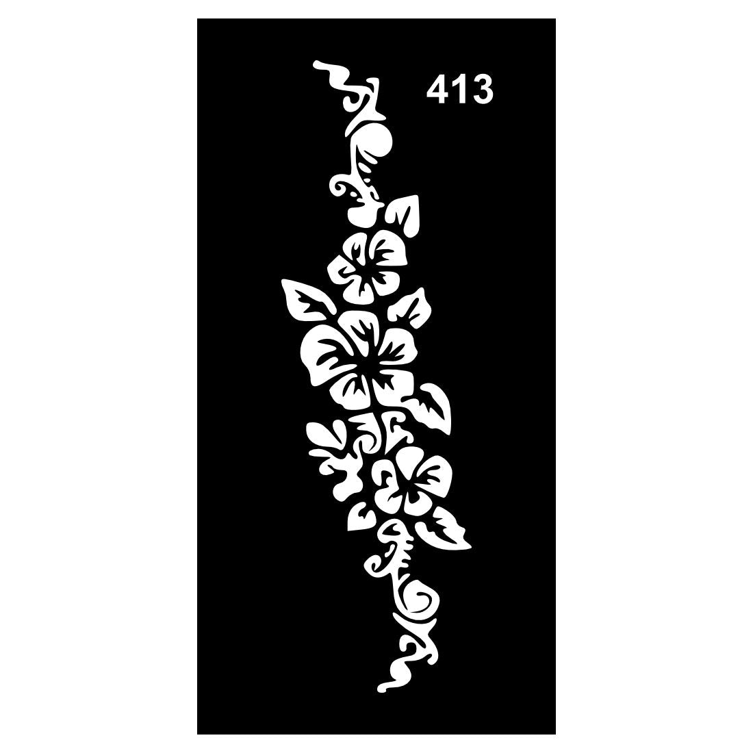 Mandala Inspired Henna Design Stencil Templates for Relaxing Art For Kids & Adults Both Sticker