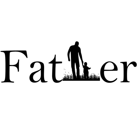 New Father Black Temporary Body Tattoo For Men and Woman