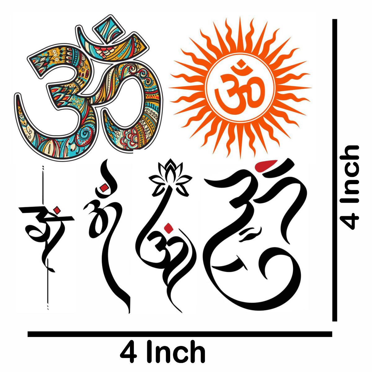 Temporary Tattoowala Tringle Strip Temporary Tattoo on Hand For Men and Woman Tattoo