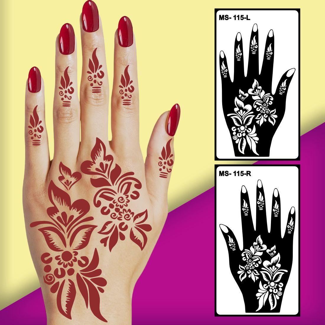 Fresh And Fun Mehndi Art Easy to Apply & Perfect for All Occasions