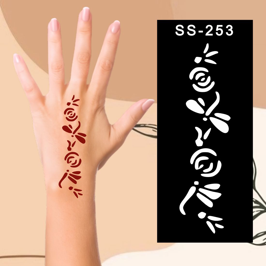 Safe Henna Stickers Non-Toxic Fun for Children