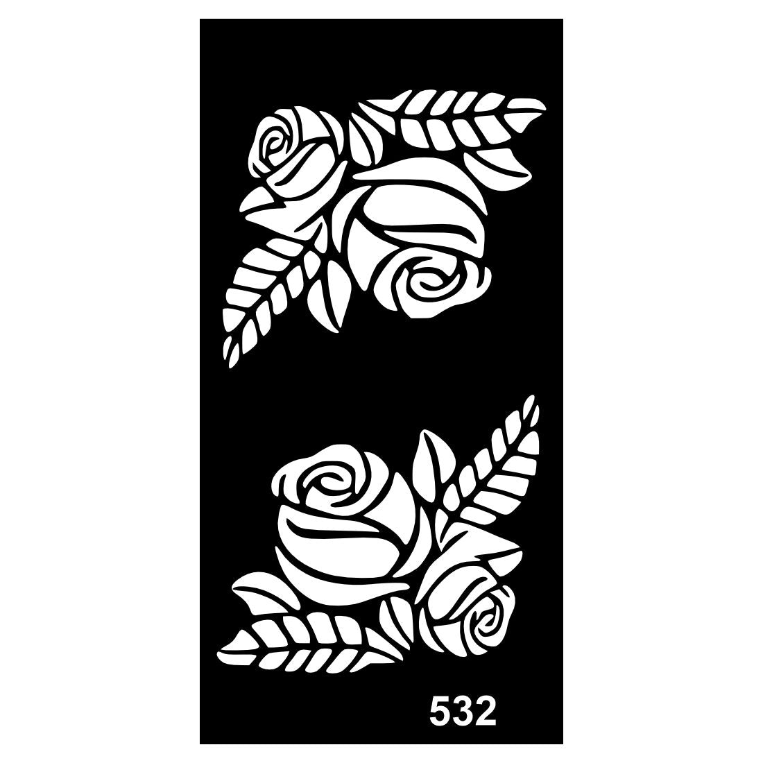Compact and Travel-Friendly Mehndi Stencil Templates for Quick Styling