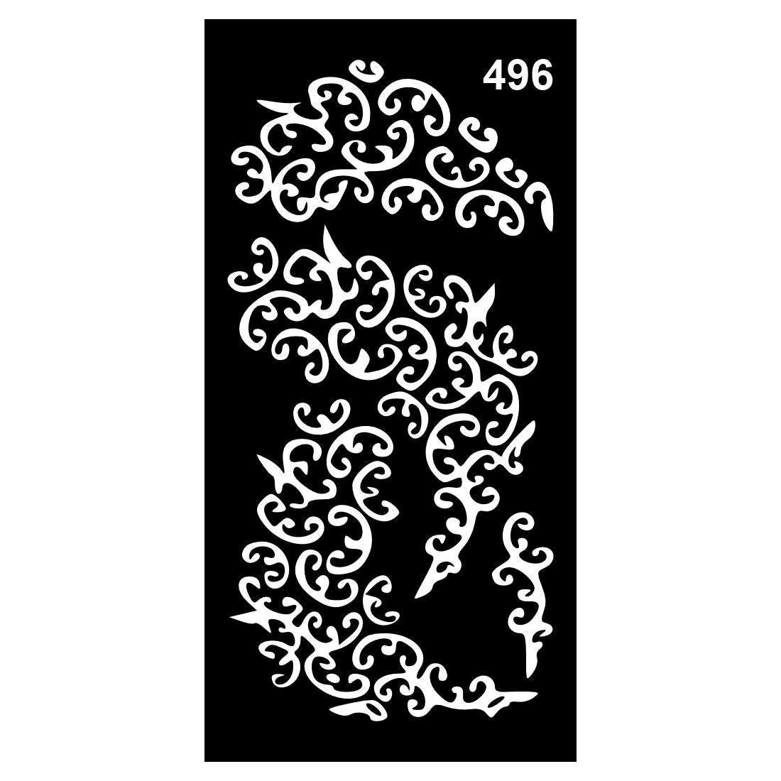 Fun Activity Mehndi Stencil Kit for School Projects For Kids & Adults Both Sticker