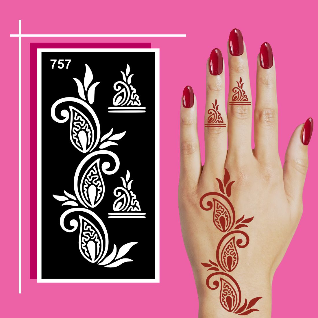 Premium Mehndi Stencil Art Templates with Traditional and Modern Fusion