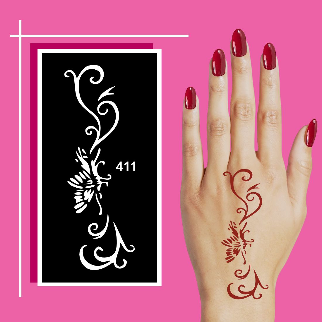 Fun Mehndi Art Sheets for School Projects and Family Events For Kids & Adults Both Sticker