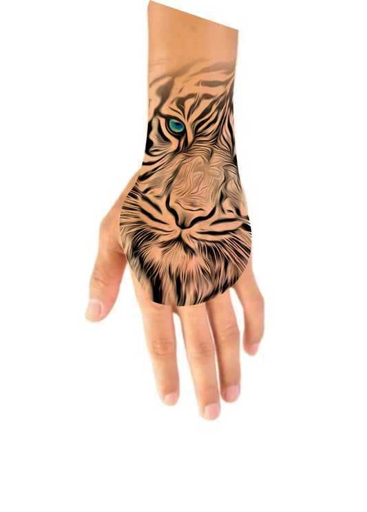 New Tiger Black Temporary Body Tattoo For Men and Woman