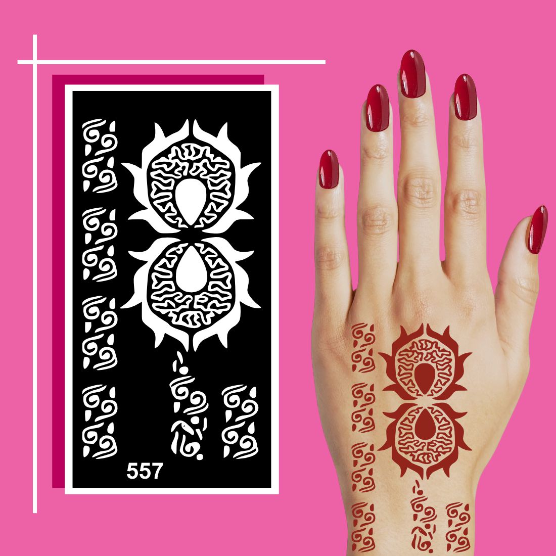 Premium Mehndi Stencil Art Templates with Traditional and Modern Fusion
