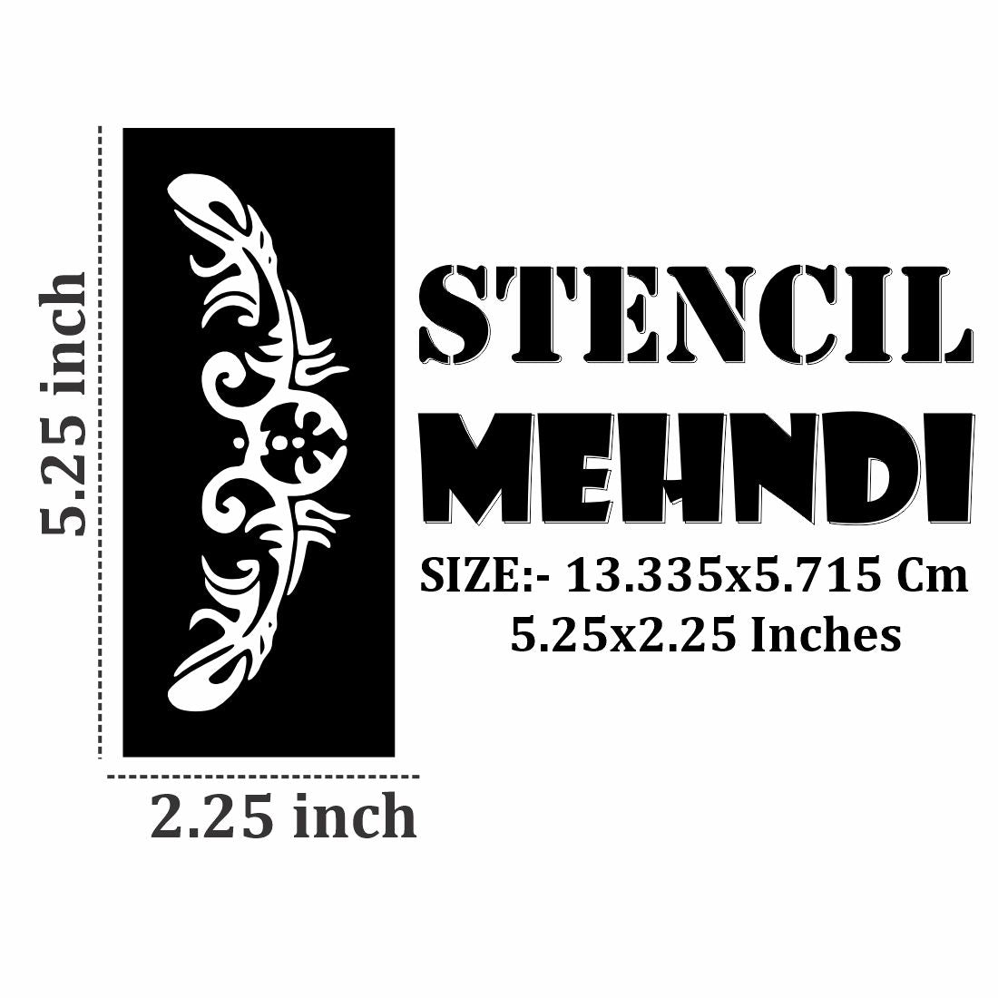 Easy-to-Use Henna Stickers Encourage Artistic Kids can decorate notebooks, drawings, or school projects with Stencil stickers