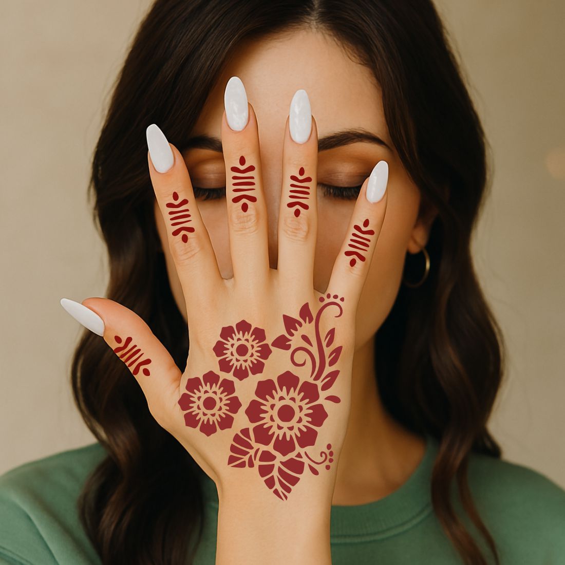Charming Petal Style Mehndi Easy to Apply & Perfect for All Occasions