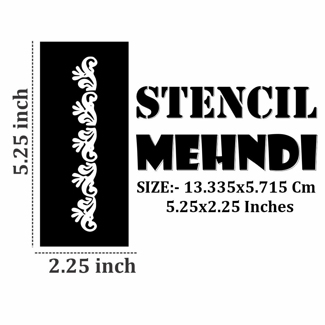 Long-Lasting Mehndi Drawing Sticker for Kids Who Love Design Kids can decorate notebooks, drawings, or school projects with Stencil stickers