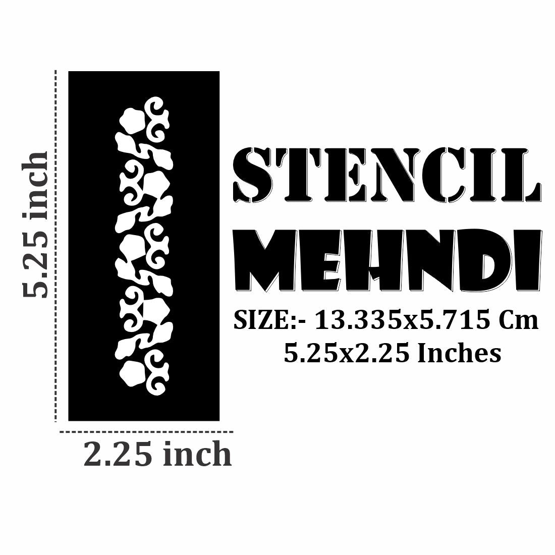 Festive Mehndi Stickers Celebrate with Creative Designs|Kids can decorate notebooks, drawings, or school projects with Stencil stickers