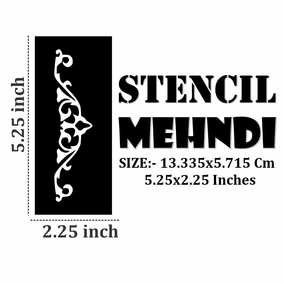 Temporary Mehndi Stencils Creative Fun for Children Kids can decorate notebooks, drawings, or school projects with Stencil stickers