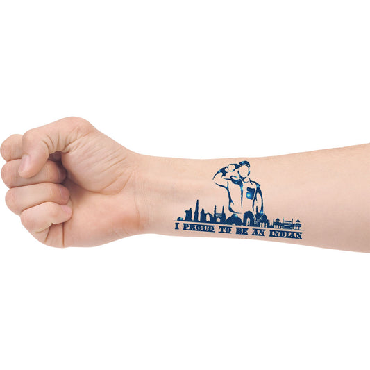 Temporary Tattoowala Proud Indian Tattoo on Hand Waterproof Temporary Body Tattoo