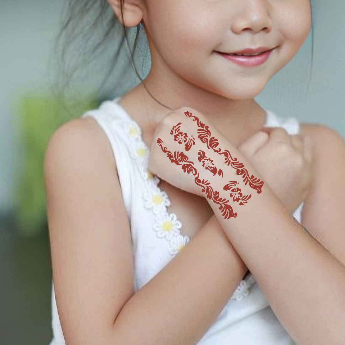 Relaxing Mehndi Stencil Art Sheets for Children and Grown-Ups For Kids & Adults Both Sticker