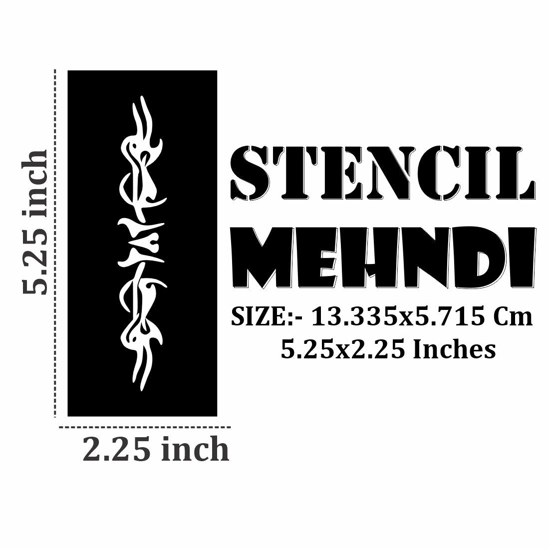 Traditional Mehndi Stencils Introduce Cultural Art to Kids can decorate notebooks, drawings, or school projects with Stencil stickers