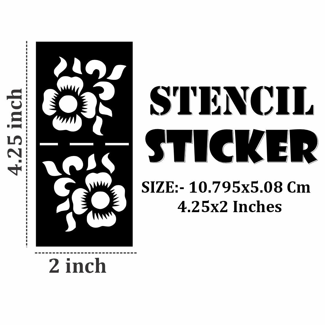 Small Hand Mehndi Art Stencil for Boys and Girls Learning Designs