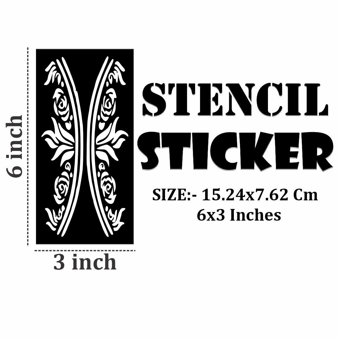 All-in-One Mehndi Stencil Stencil Pack with Large and Small Designs for Everyone