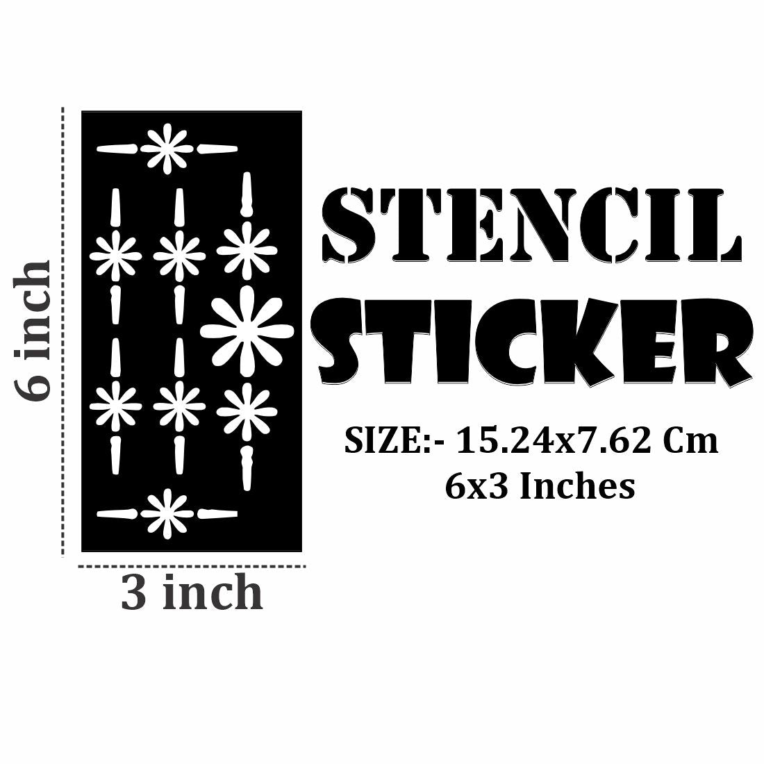 Creative Floral Mehndi Stencil for Beginners and All Age Artistic Fun