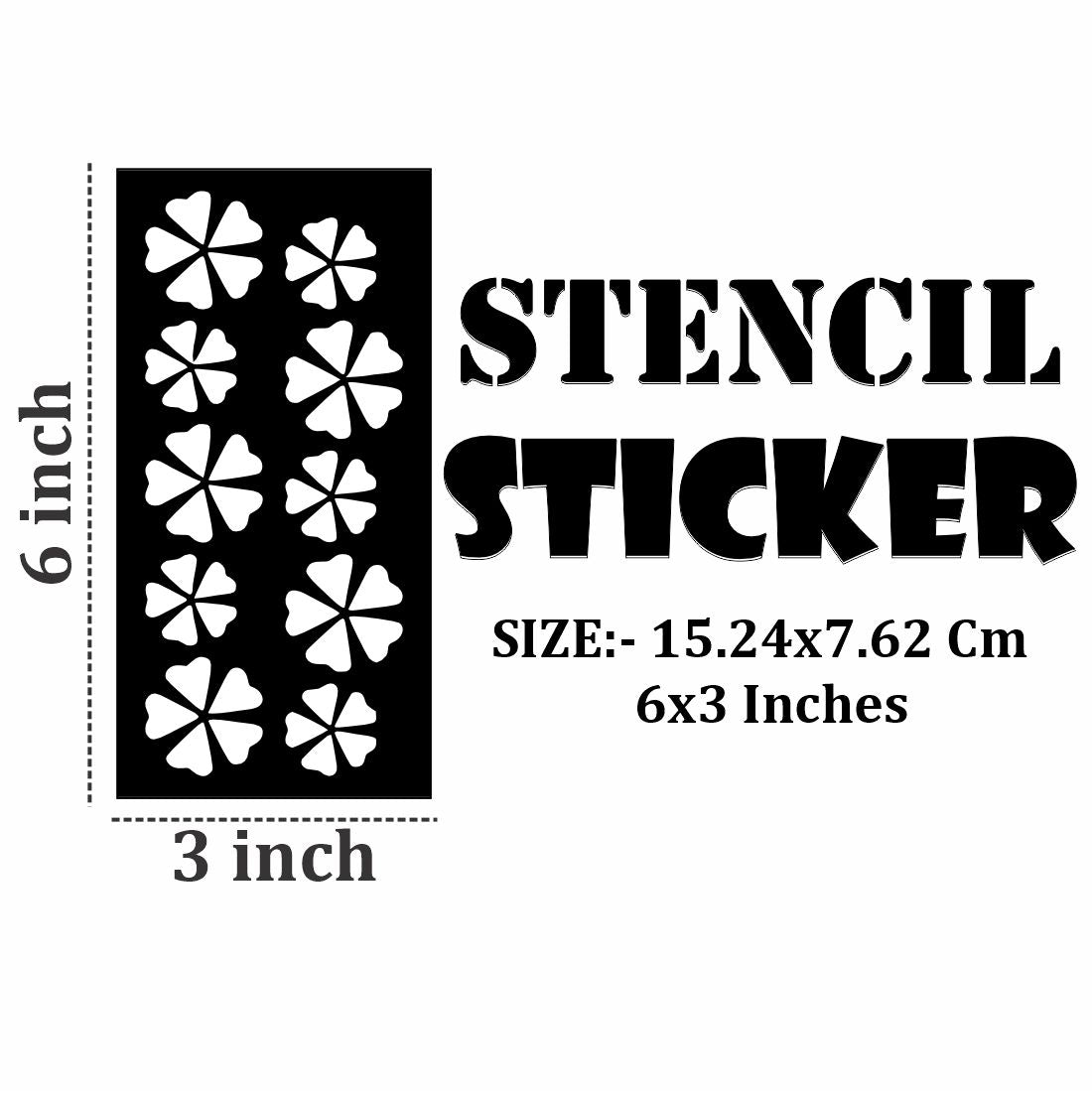Beautiful and Delicate Mehndi Stencil Design Kit with Traditional Indian Motifs