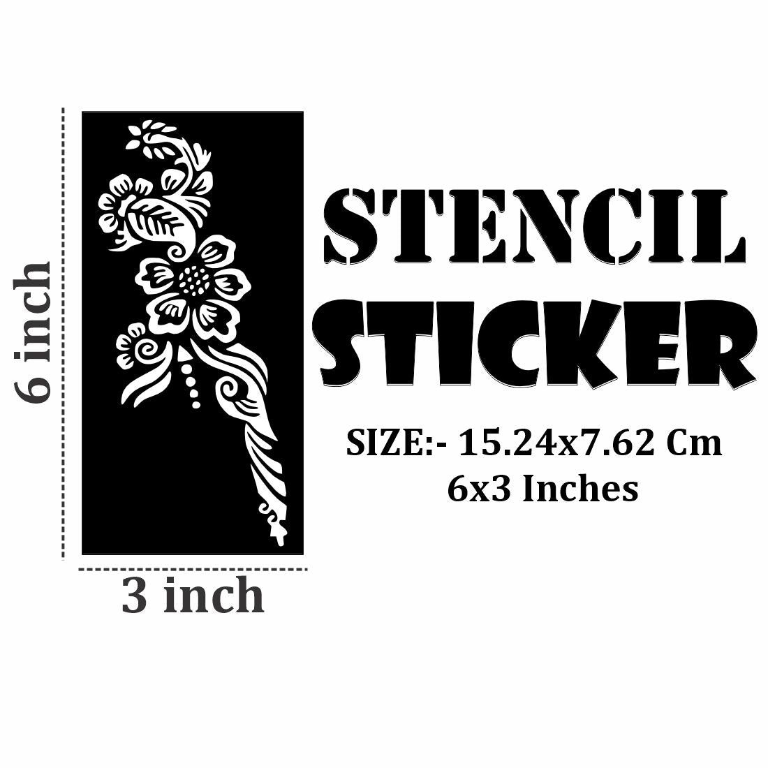 Fun Mehndi Sticker With Ready Motifs for Quick and Easy Drawing