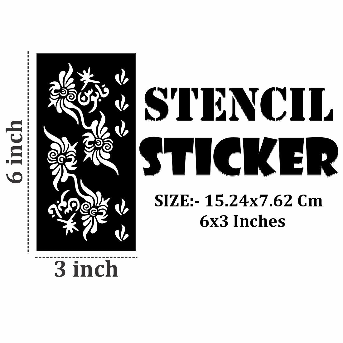 Ready-to-Use Mehndi Sticker Sheets with Elegant Look for Hand Craft