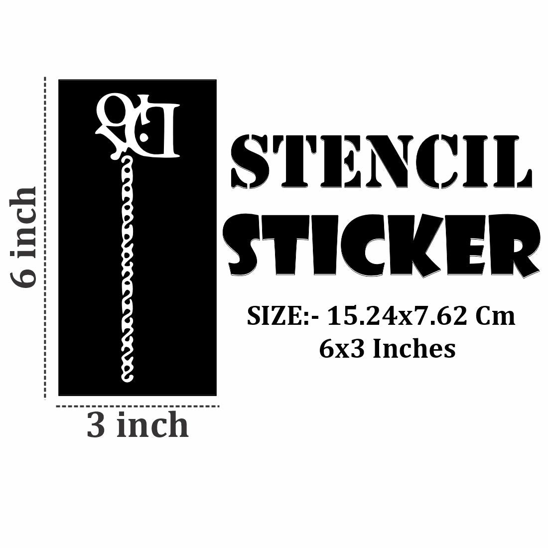 Mixed Design Stencil Mehndi Art Kit for All Experience Levels For Kids & Adults Both Sticker