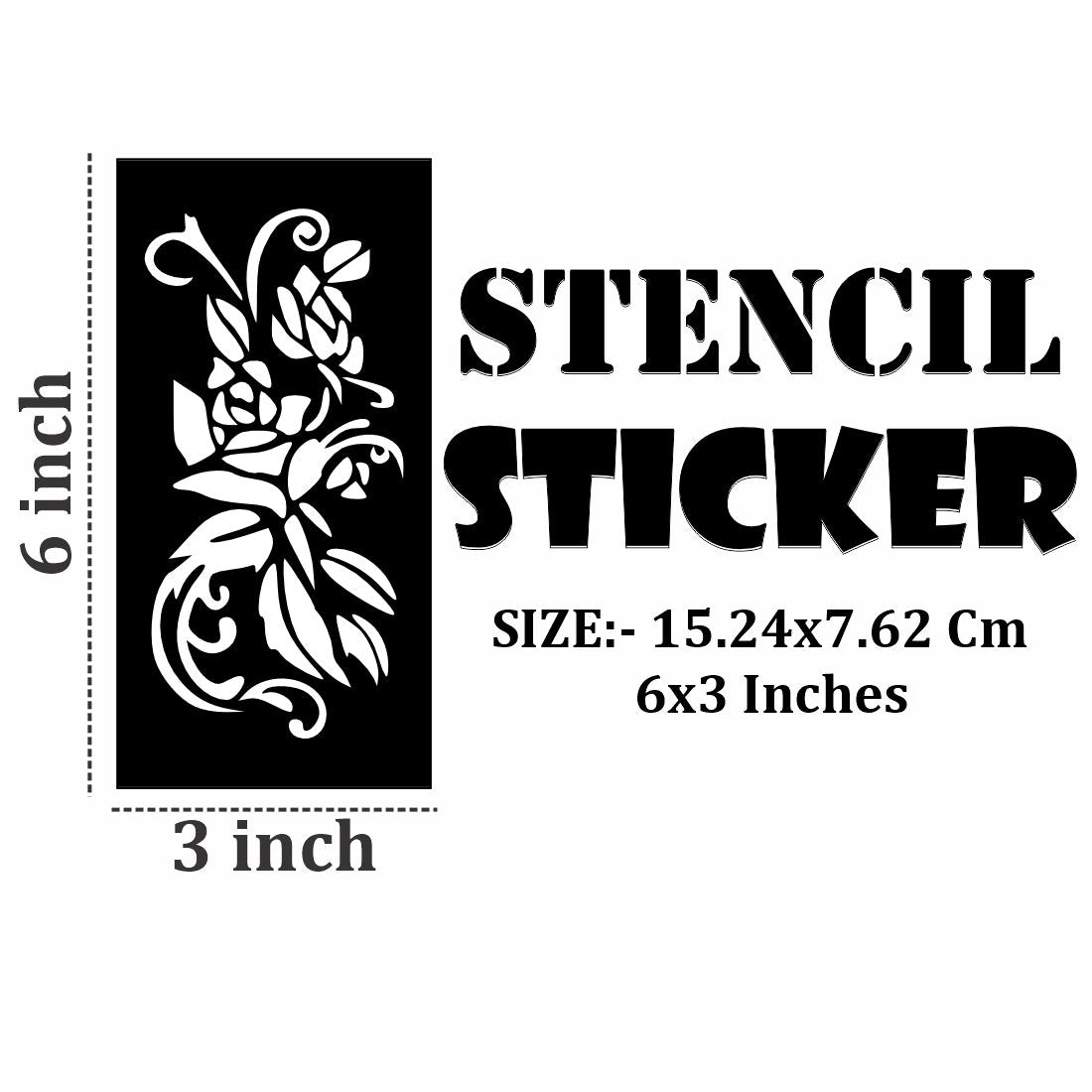 Mess-Free Mehndi Stencil Design Sheets with Smooth Finish For Kids & Adults Both Sticker