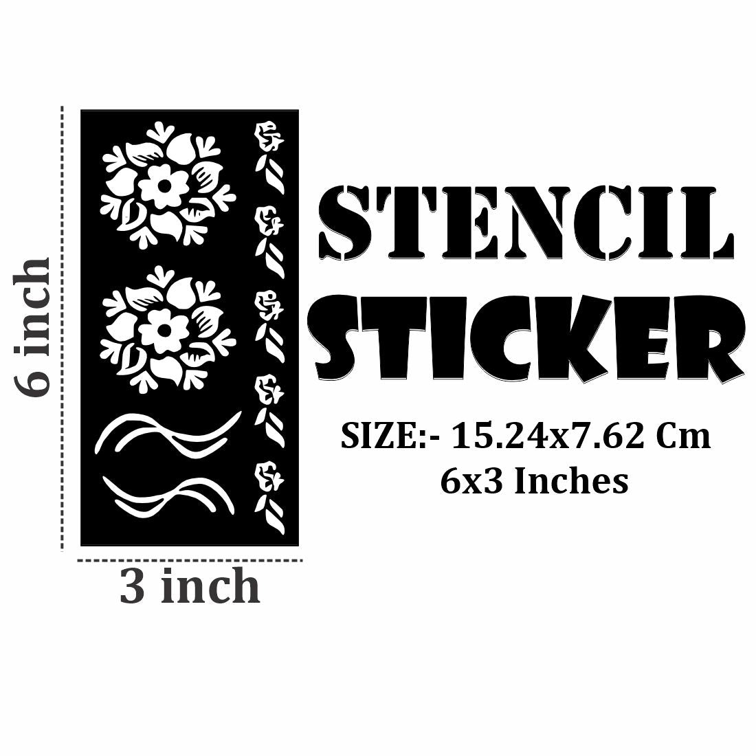 Family Use Mehndi Stencil Sheets with Safe and Easy Patterns