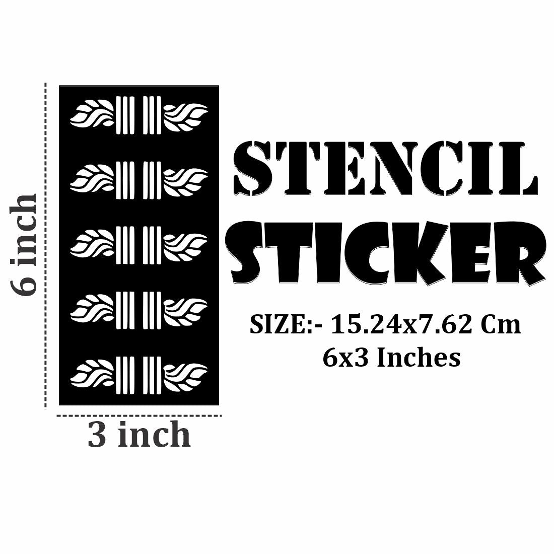Fast Application Mehndi Stencil Design Stickers for Busy Lifestyles
