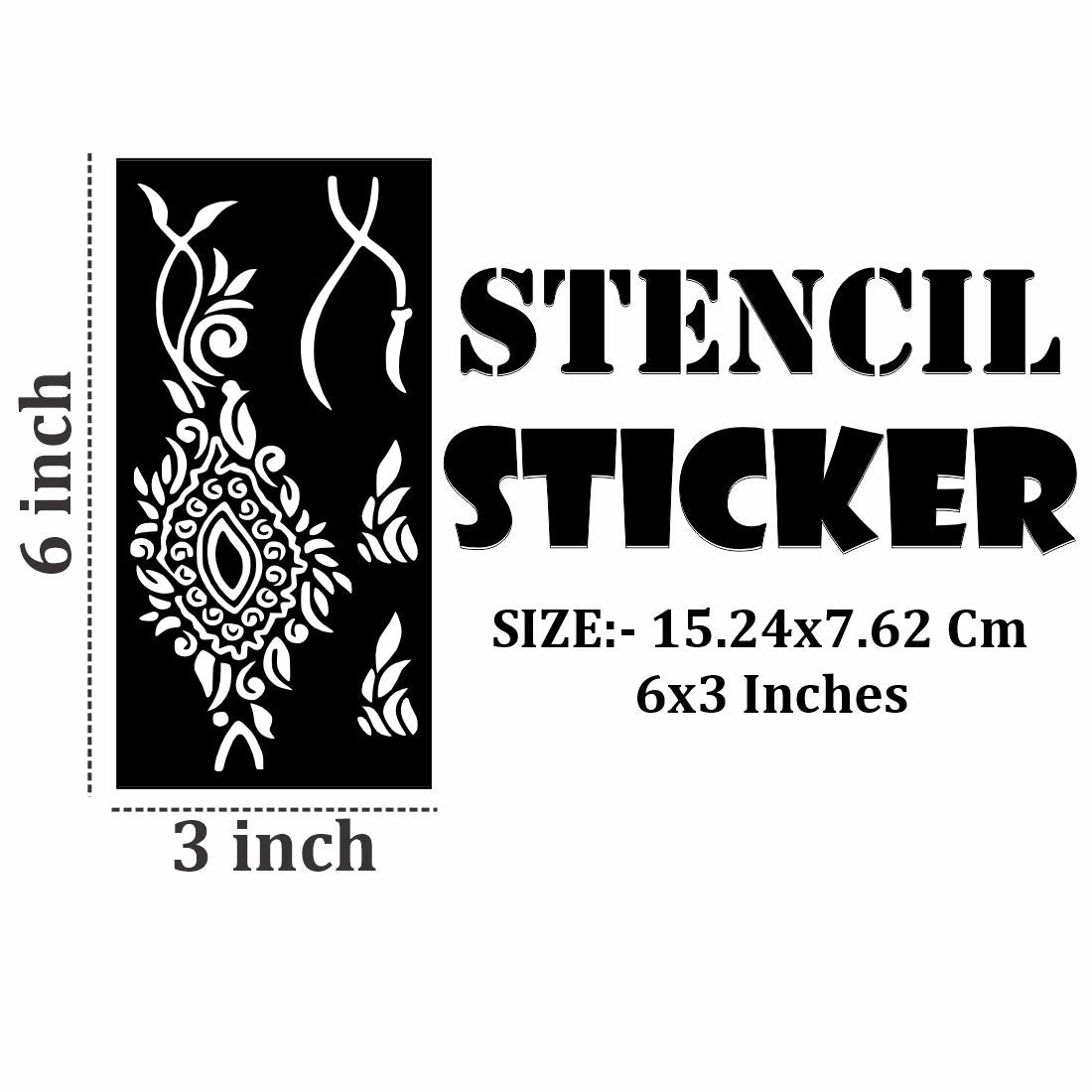 Floral and Mandala Mehndi Stencil Sheets with Easy Application Format