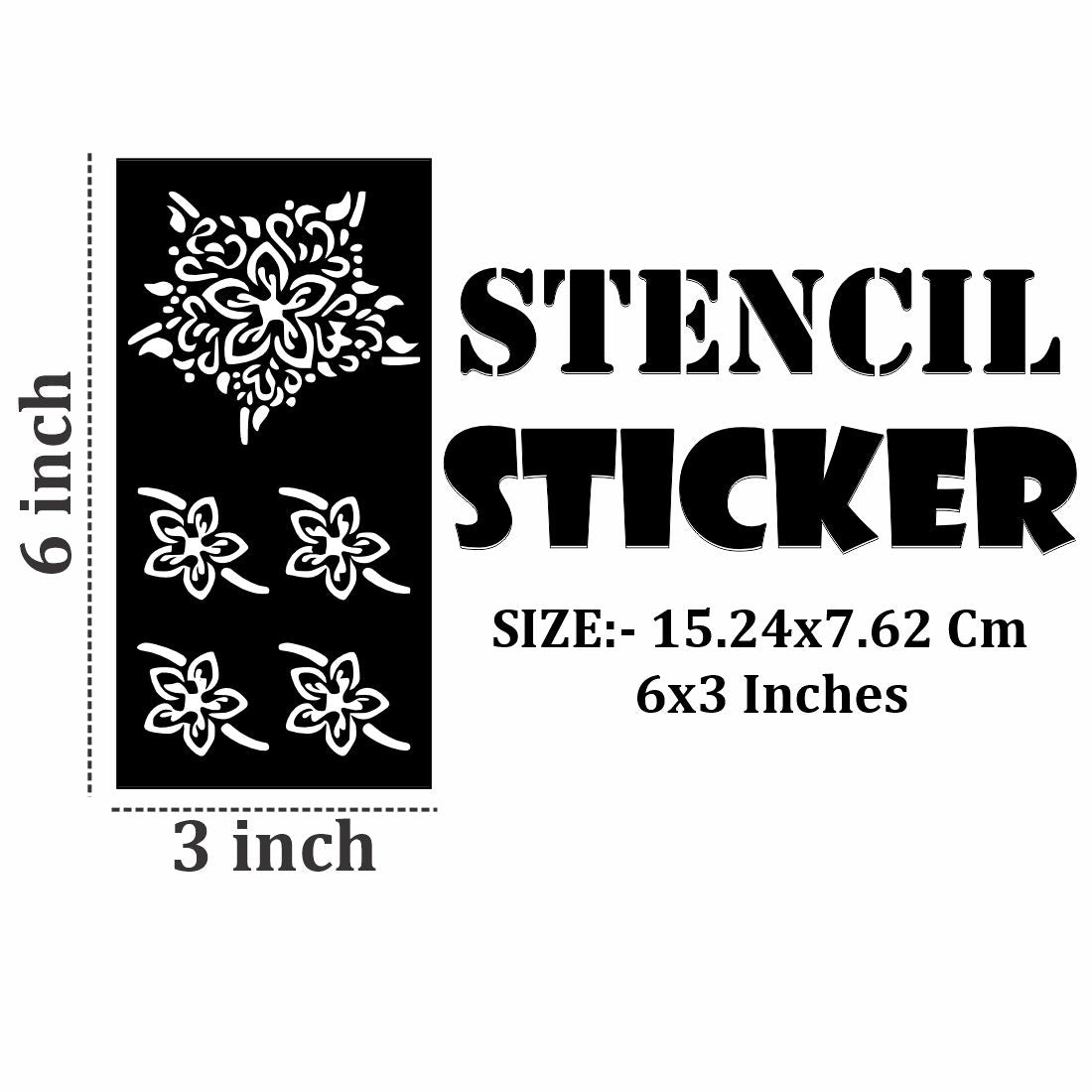 DIY Mehndi Stencil Sticker Set for Fun, Learning, and Decorative Hand Art Activities