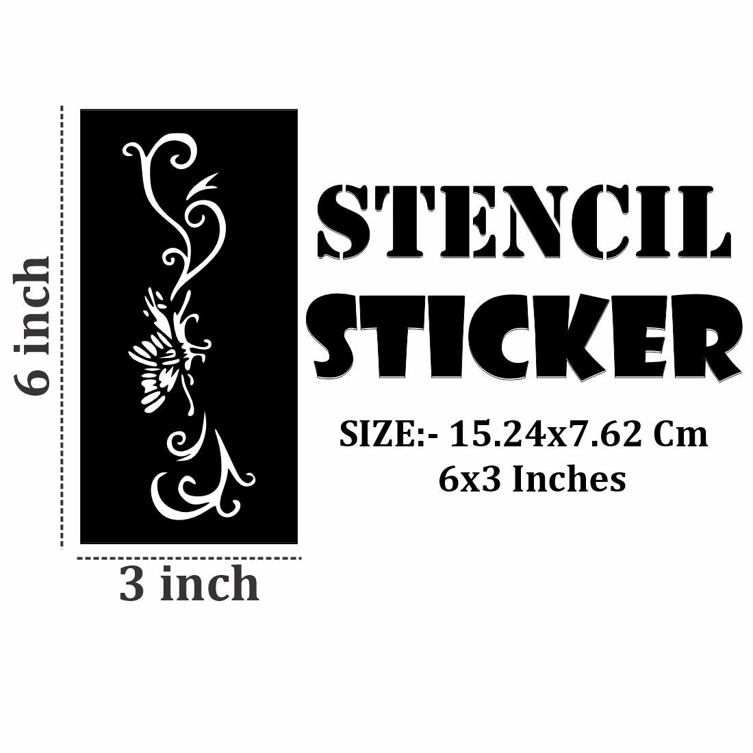 Fun Mehndi Art Sheets for School Projects and Family Events For Kids & Adults Both Sticker
