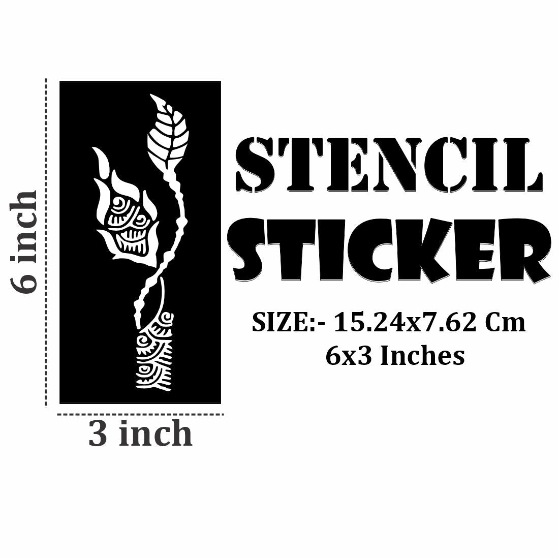 All Purpose Mehndi Stencil Sticker Collection for Family, Friends, and Fun