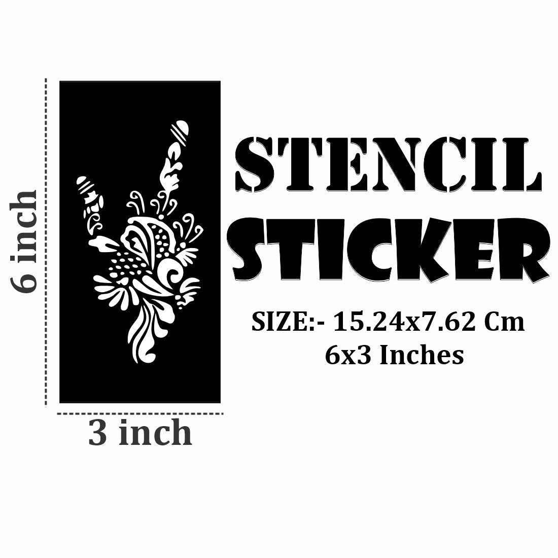 Elegant Mehndi Design Stickers for Traditional and Modern Looks For Kids & Adults Both Sticker