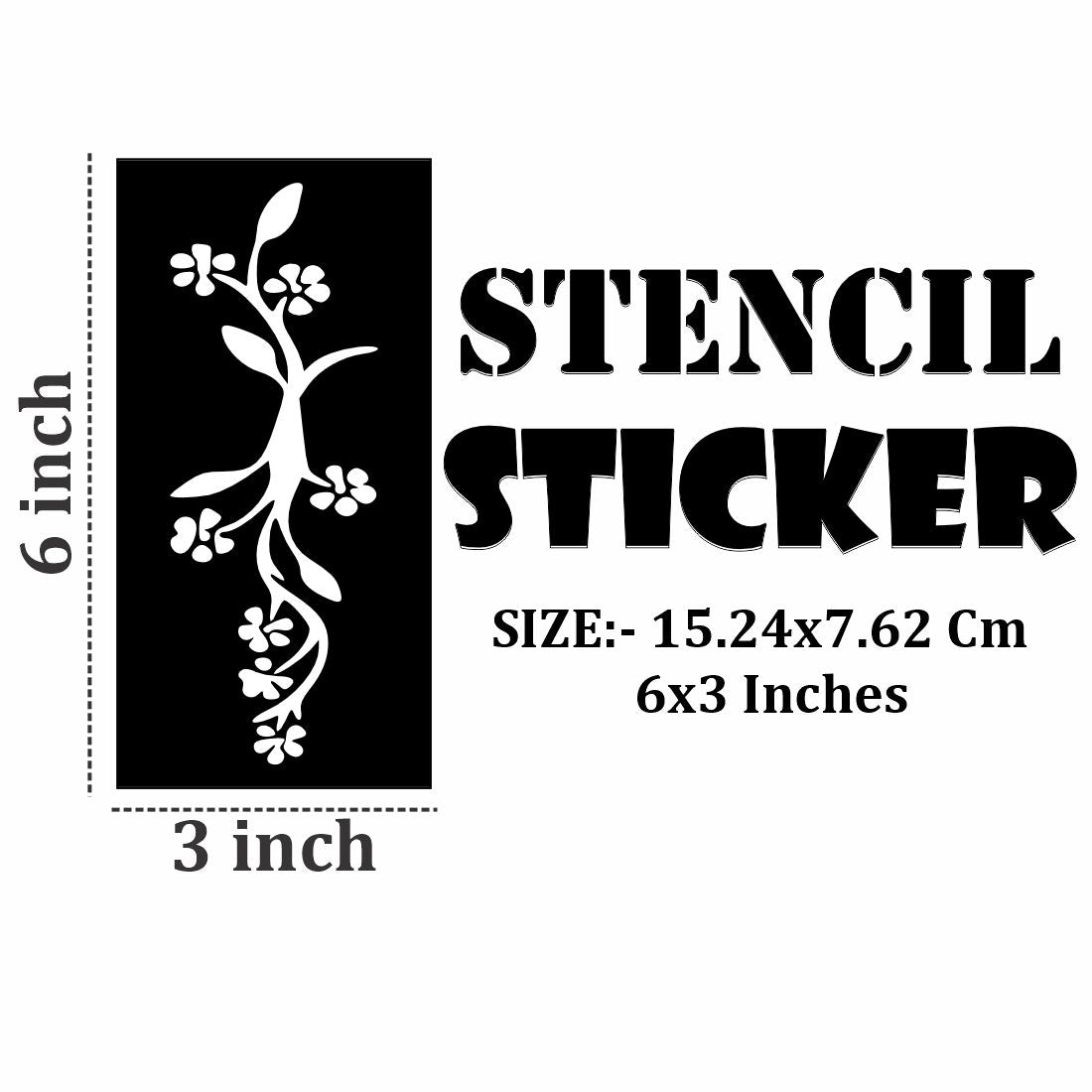 Simple and Safe Mehndi Stencils for Kids’ Activities For Kids & Adults Both Sticker