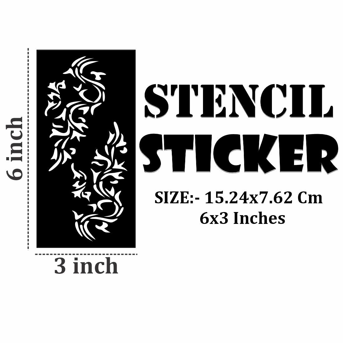 Easy to Apply Mehndi Stencil Sticker Sheets for Beautiful and Artistic Hand Designs