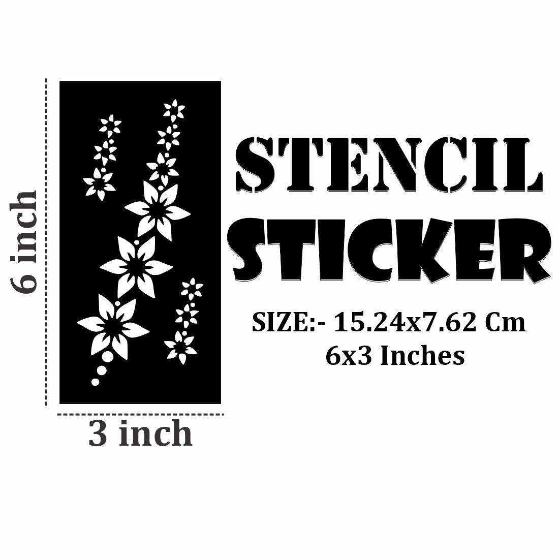 Soft Adhesive Mehndi Art Sticker for Creative Hand Designs