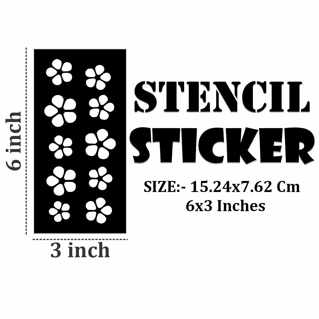 Easy Mehndi Stencil Design Templates with Floral and Dot Pattern Variety