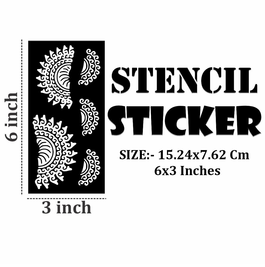 Flexible and Creative Henna Stencil Templates for Kids’ and Adults’ Crafts