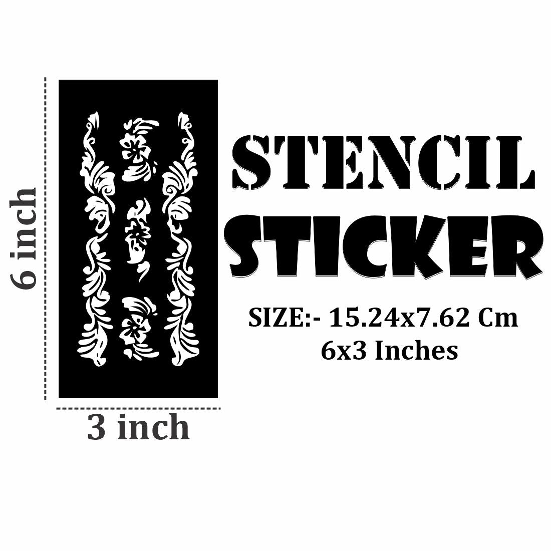 Relaxing Mehndi Stencil Art Sheets for Children and Grown-Ups For Kids & Adults Both Sticker