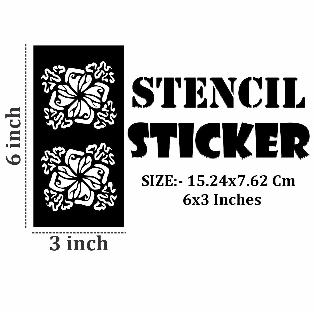 Easy to Apply Mehndi Stencil Sticker Sheets for Beautiful and Artistic Hand Designs