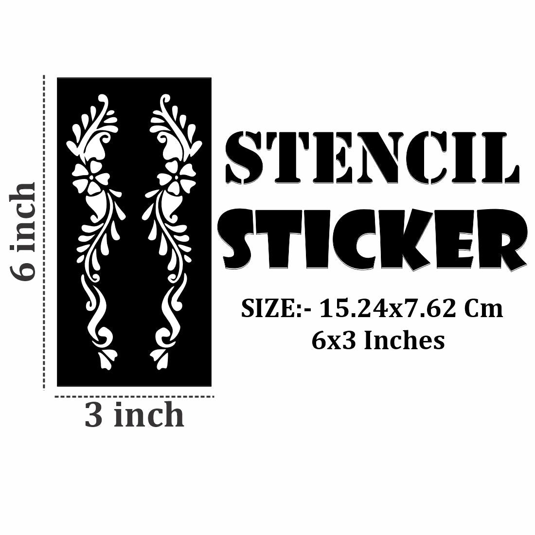 Multi-Use Henna Design Stencil Sheets for Creative StylingFor Kids & Adults Both Sticker